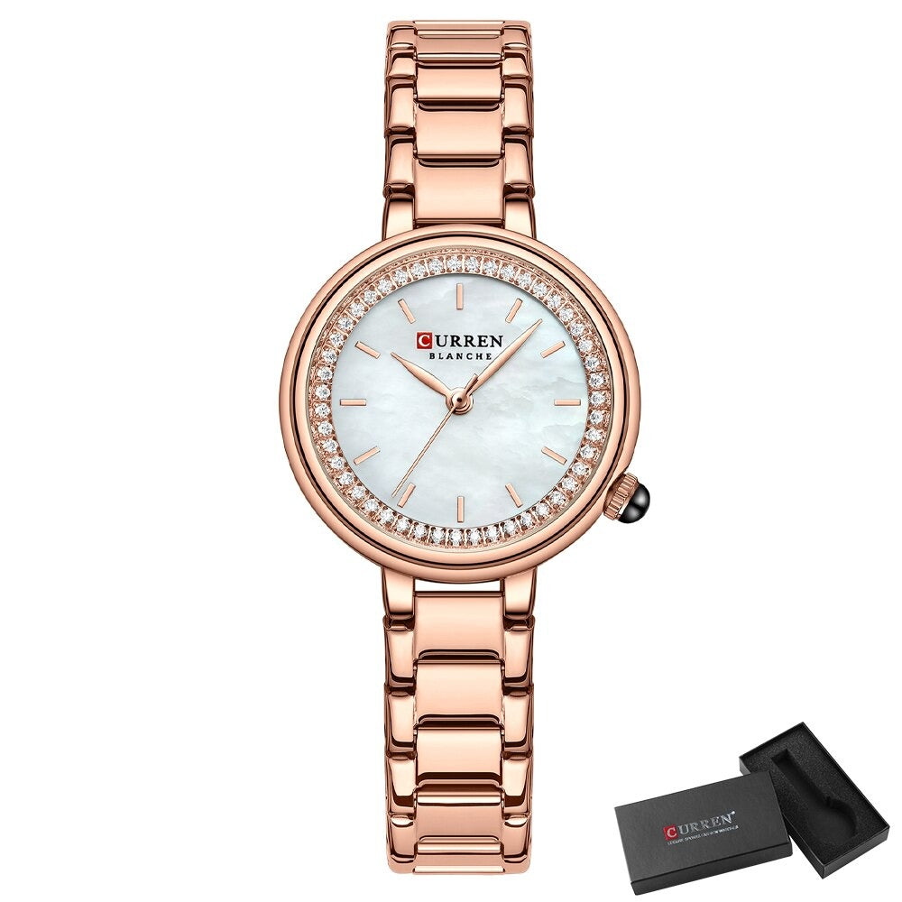 Women Quartz Bracelet clasp Wristwatches