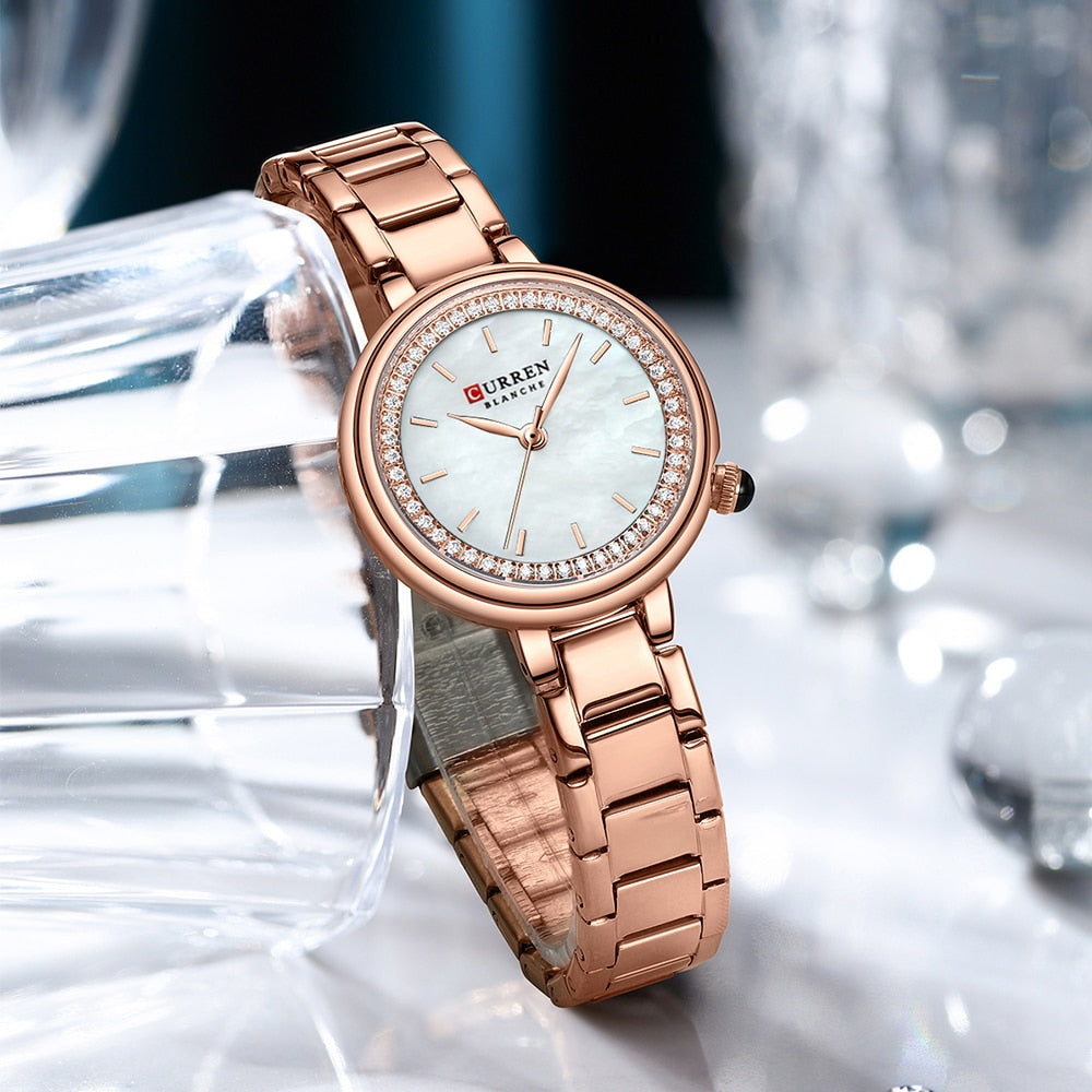 Women Quartz Bracelet clasp Wristwatches