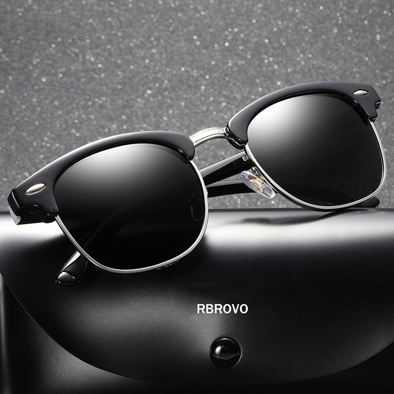 Retro Rimless Classic Sunglasses