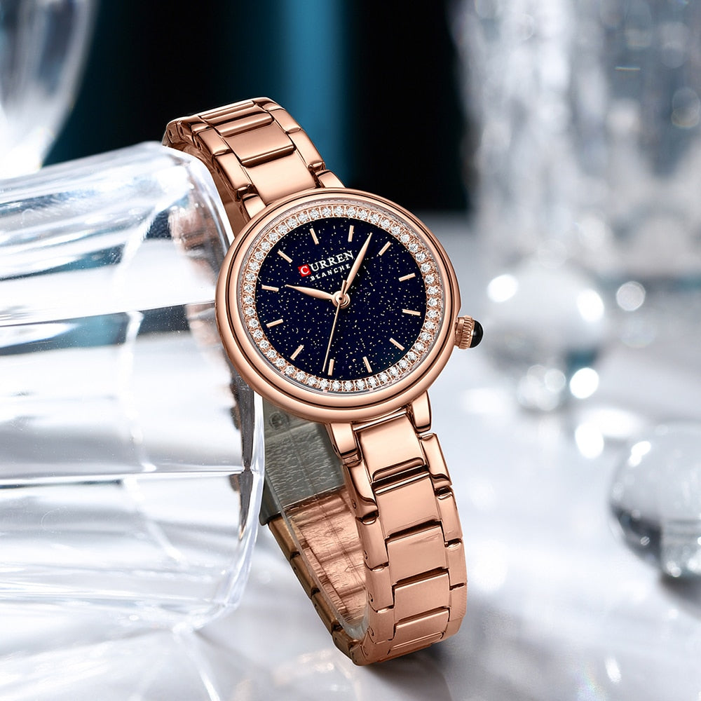 Women Quartz Bracelet clasp Wristwatches