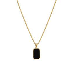 Women's Gold Geometric Square Pendant Necklace