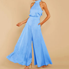 Women's High Waist Wide-Leg Jumpsuit