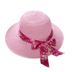 Women's Bow Bucket Beach Hat