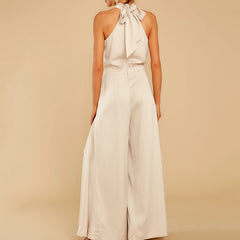 Women's High Waist Wide-Leg Jumpsuit