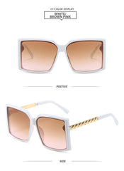 Fashion Box Simple Catwalk Light Luxury Sunglasses