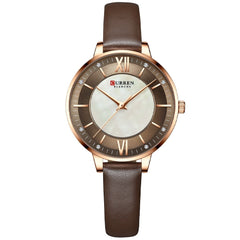 Luxury Quartz Leather Wristwatch