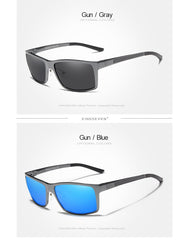 Aluminium Magnesium Frame UV400 Sunglasses