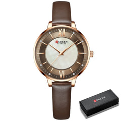 Luxury Quartz Leather Wristwatch