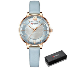 Luxury Quartz Leather Wristwatch