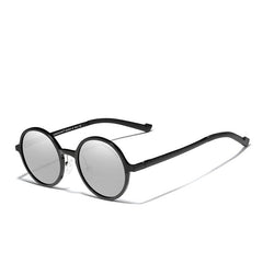 Women Aluminum Round Sunglass