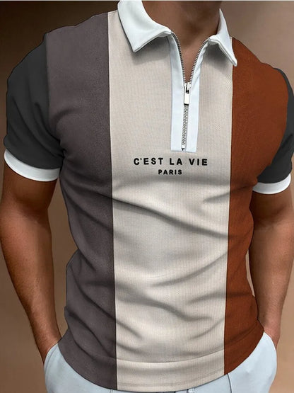 Men's causal short sleeve Polo T-shirt