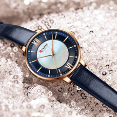 Luxury Quartz Leather Wristwatch