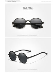 Women Aluminum Round Sunglass