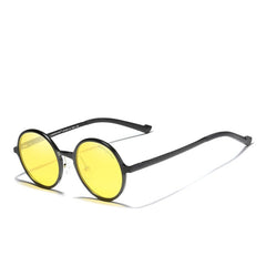 Women Aluminum Round Sunglass