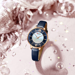 Luxury Quartz Leather Wristwatch