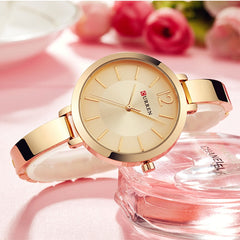 Ladies Stainless Steel Hook Buckle Watch