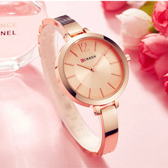 Ladies Stainless Steel Hook Buckle Watch