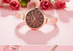 Ladies Stainless Steel Hook Buckle Watch