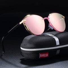 Women Polarized Round Sunglass