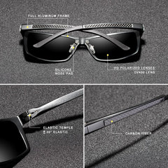 Aluminium Magnesium Frame UV400 Sunglasses