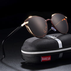 Women Polarized Round Sunglass