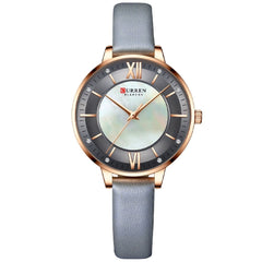 Luxury Quartz Leather Wristwatch