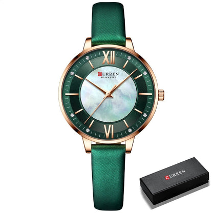 Luxury Quartz Leather Wristwatch
