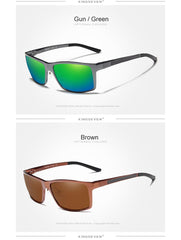 Aluminium Magnesium Frame UV400 Sunglasses