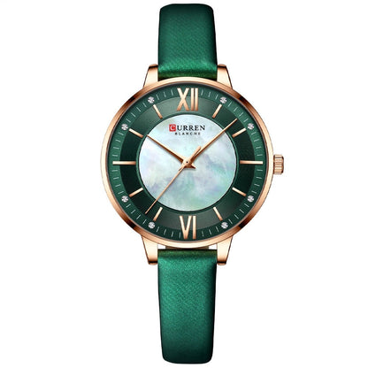 Luxury Quartz Leather Wristwatch
