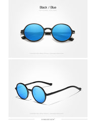 Women Aluminum Round Sunglass