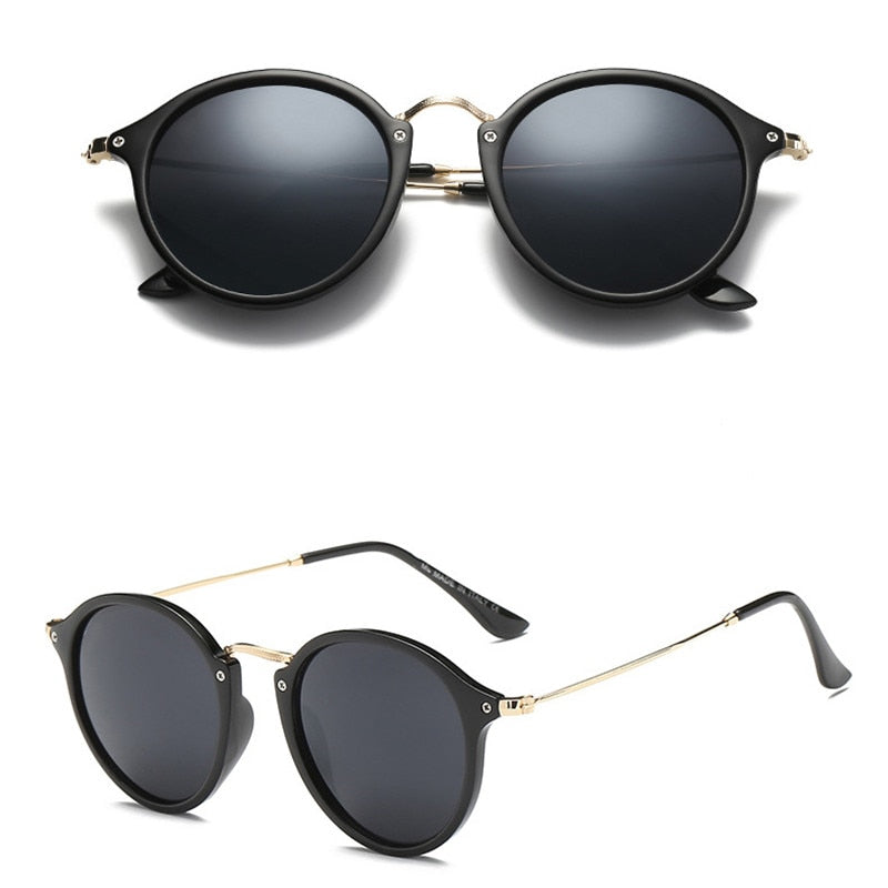 Round Retro Driving Sunglass