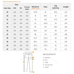 Men's Elastic Waist Summer Thin Jeans