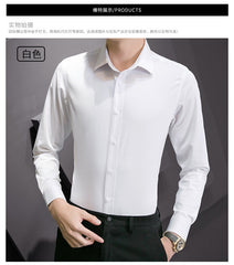 Men Classic Casual Slim Long Sleeve Shirt