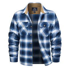 Men's Causal Long Sleeve Flannel Shirt