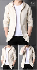 Men High Fashion Hooded Jacket Coat