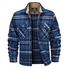 Men's Causal Long Sleeve Flannel Shirt