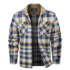 Men's Causal Long Sleeve Flannel Shirt