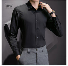 Men Classic Casual Slim Long Sleeve Shirt