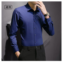 Men Classic Casual Slim Long Sleeve Shirt