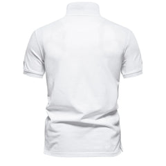 Men Embroidery Cotton Polo Shirt