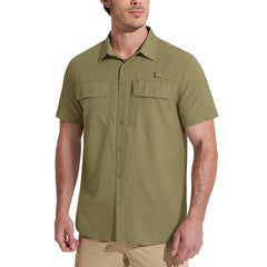 Men's Short Sleeves Cargo Shirts