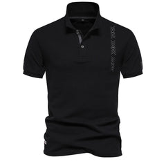Men Embroidery Cotton Polo Shirt