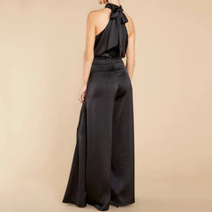 Women's High Waist Wide-Leg Jumpsuit