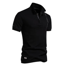 Men Embroidery Cotton Polo Shirt