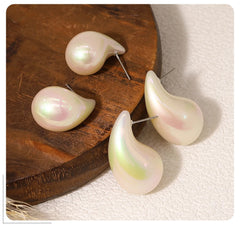 Acrylic Pearl Drop Earrings for Women