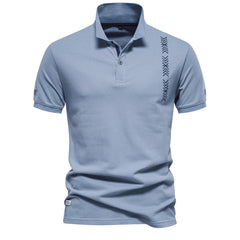 Men Embroidery Cotton Polo Shirt