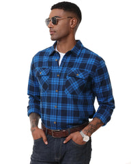 Men's Causal Long Sleeve Flannel Shirt