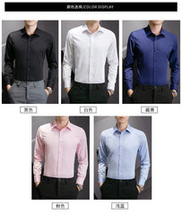 Men Classic Casual Slim Long Sleeve Shirt