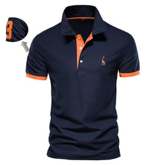 Slim Fit Embroidery Polo T-Shirts