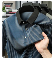 Men's Retro Style Thin Polo T-Shirt
